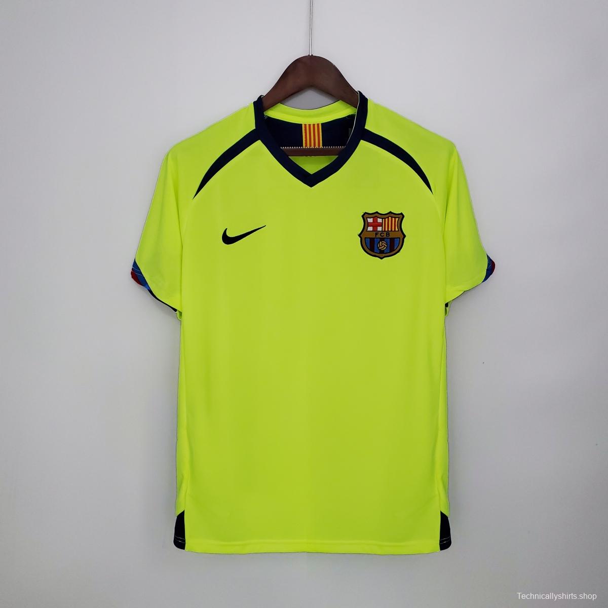 Retro Barcelona 05/06 away Soccer Jersey