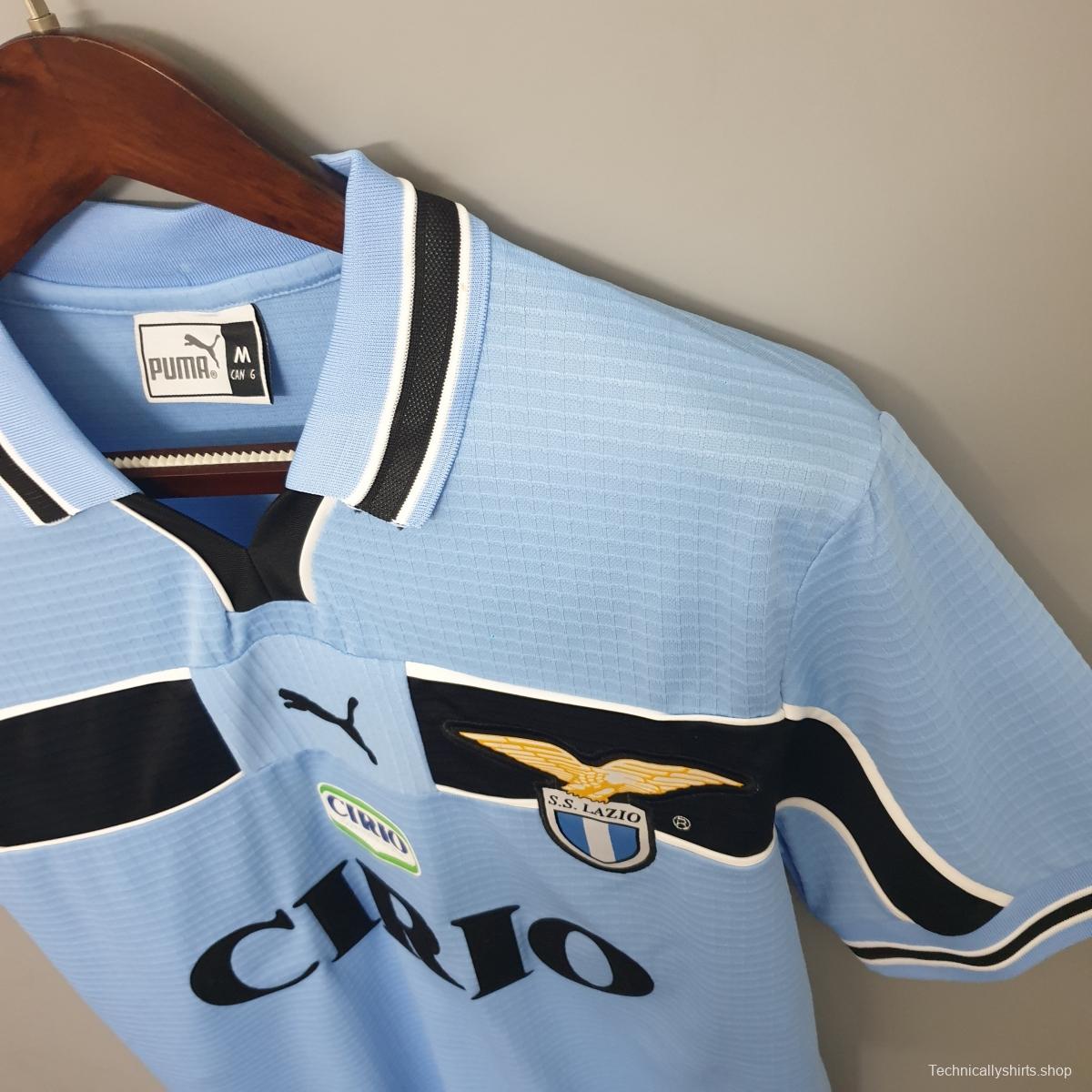 retro shirt Lazio 99/00 home Soccer Jersey