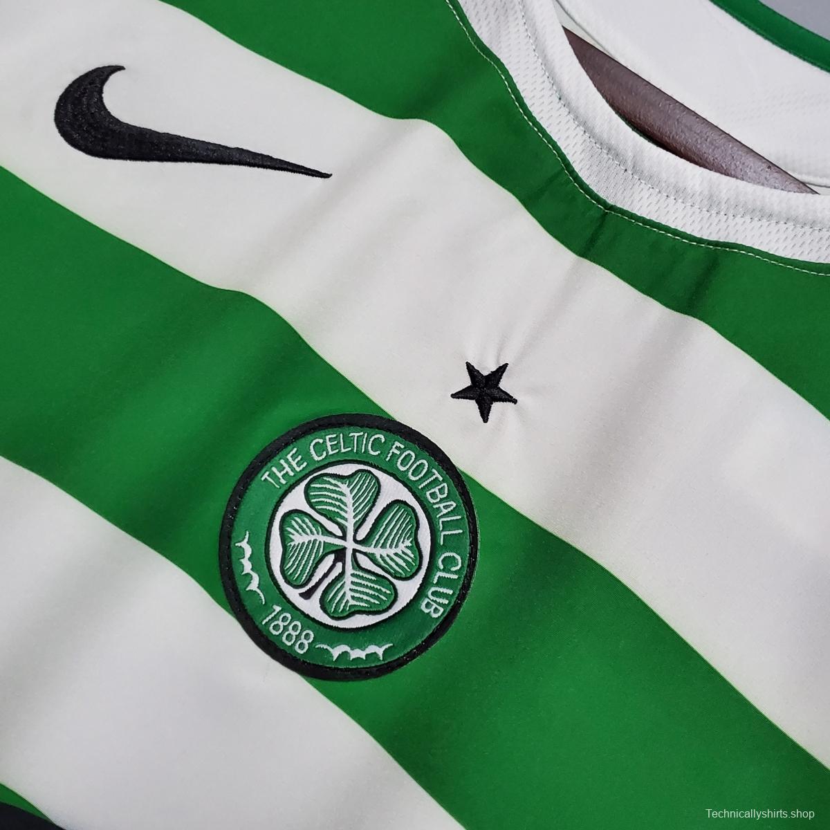 Retro 05/06 Celtic home Soccer Jersey