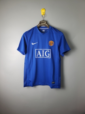 Retro 08/09 Manchester United Third short sleeve Soccer Jersey