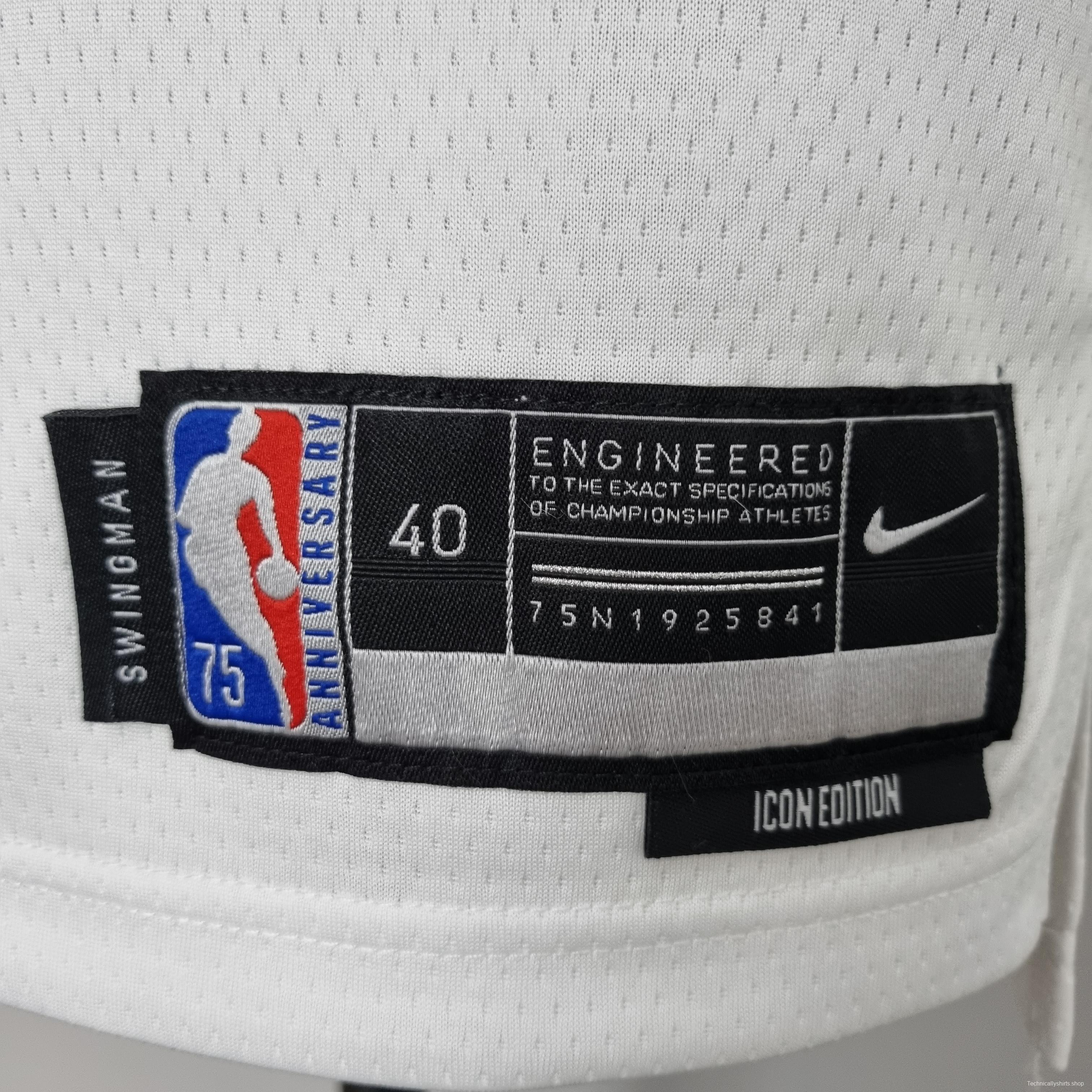 75th Anniversary Minnesota Timberwolves Wiggins #22 Royal White NBA Jersey