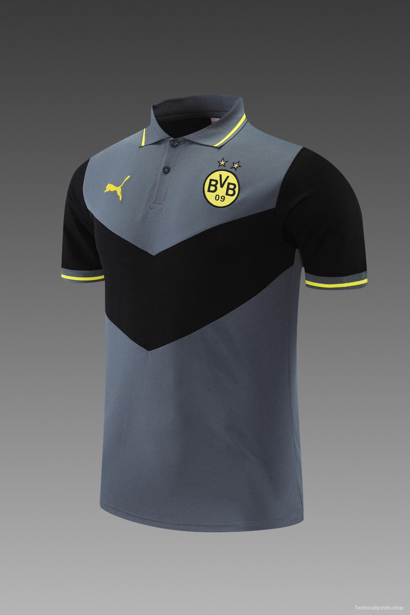 Borussia Dortmund POLO kit Grey Black (not supported to be sold separately)