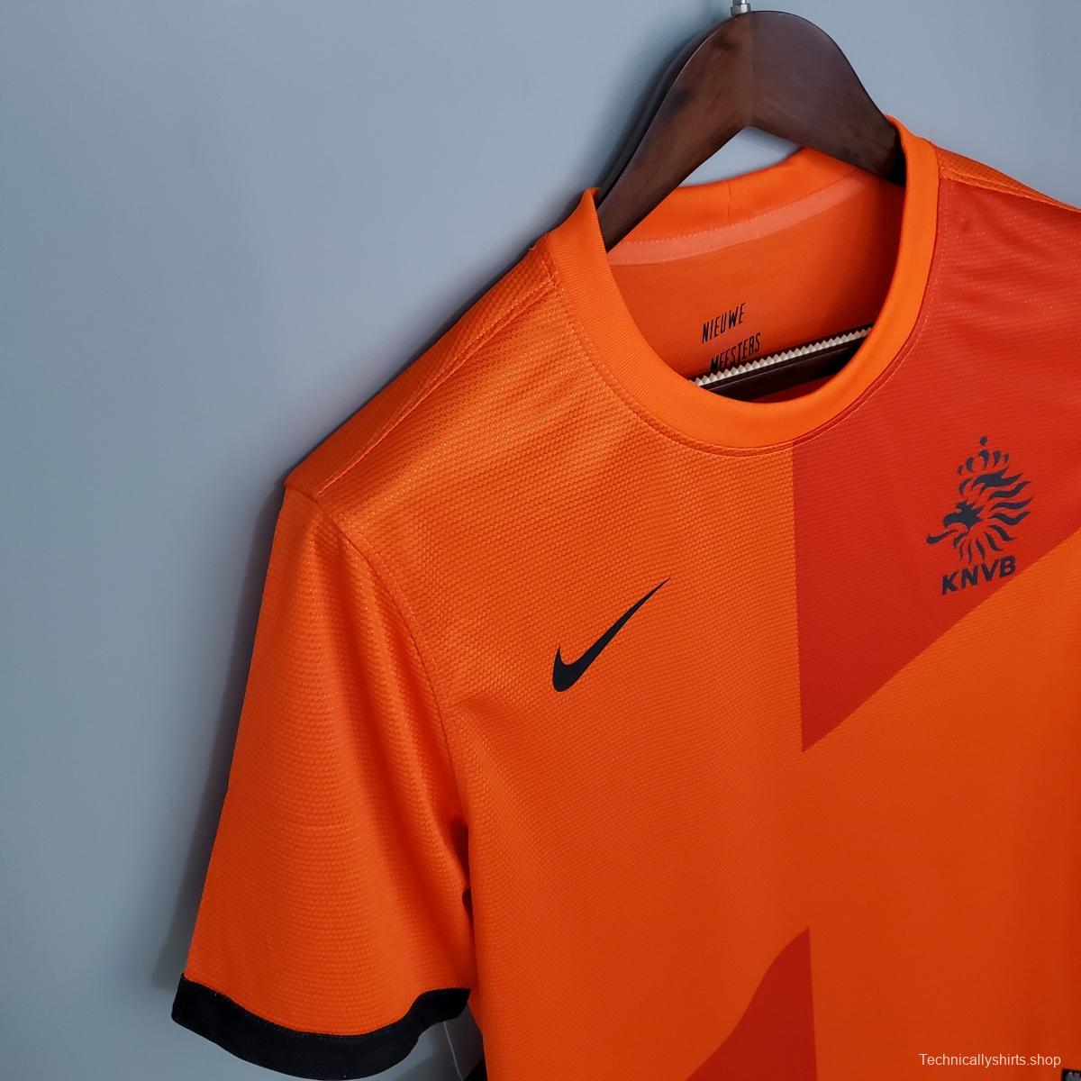 Retro Netherlands 2012 home Soccer Jersey