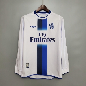 Retro long-sleeved 03/05 Chelsea away Soccer Jersey