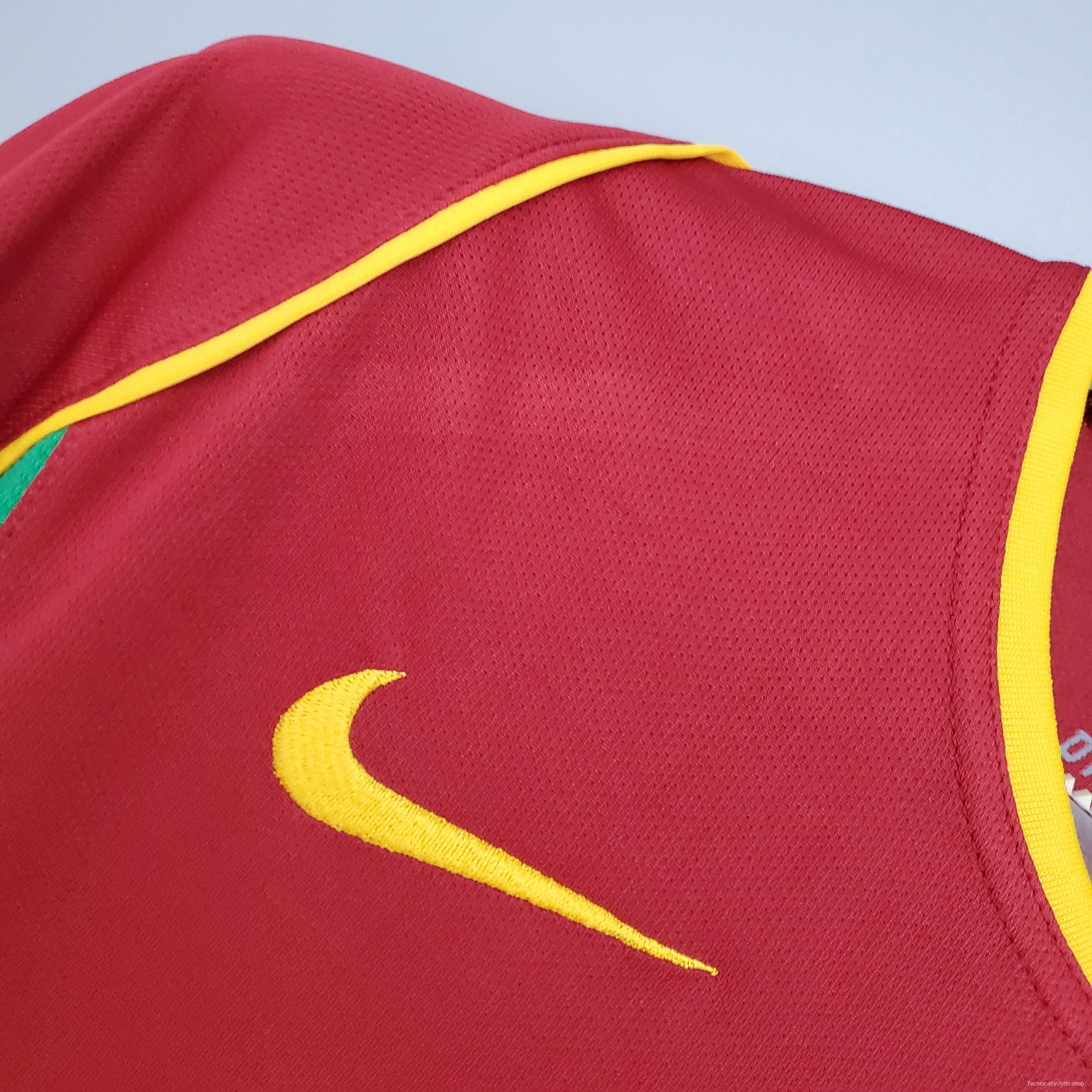 Retro Portugal 2002 home Soccer Jersey