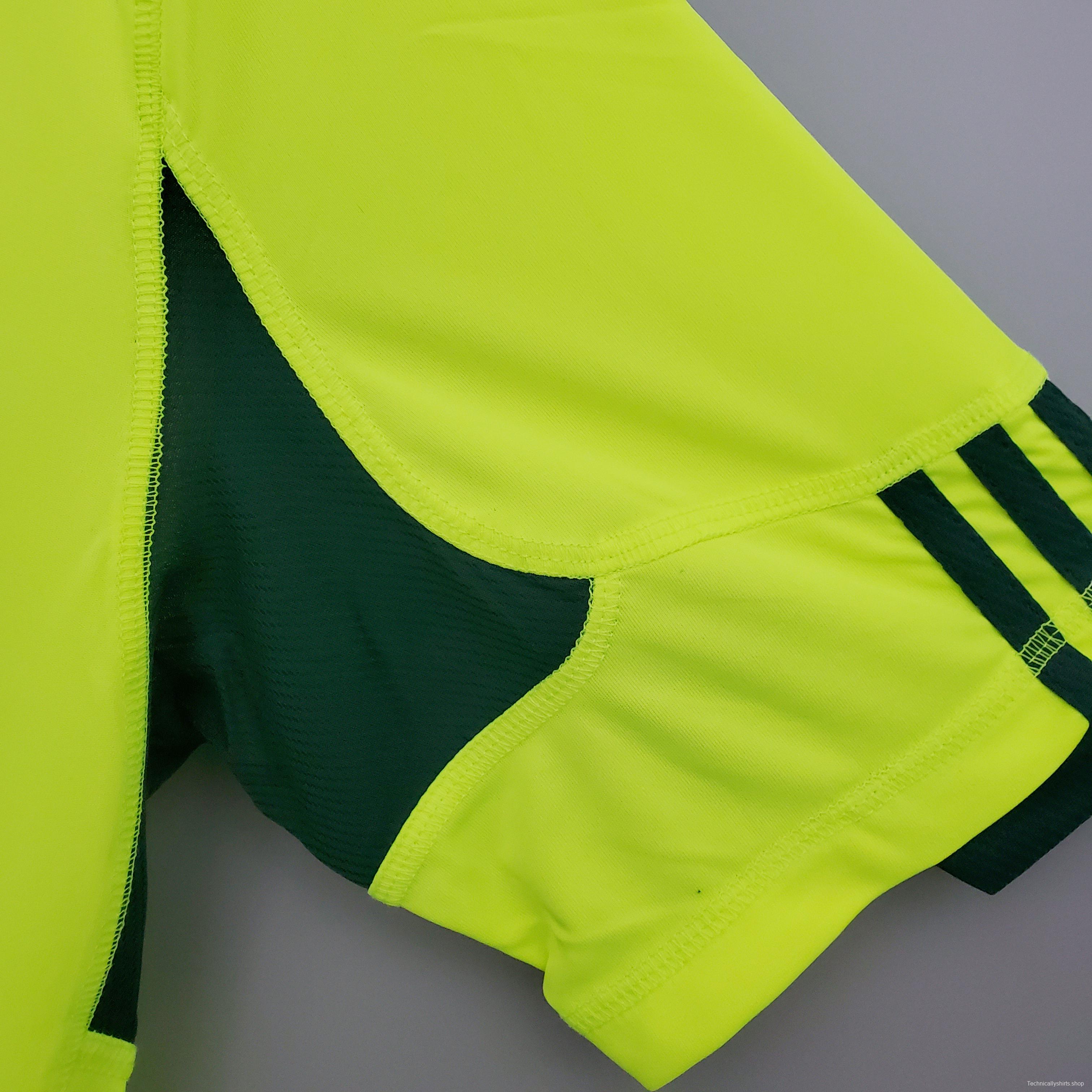 Retro 10/11 Palmeiras Fluorescent Green Soccer Jersey