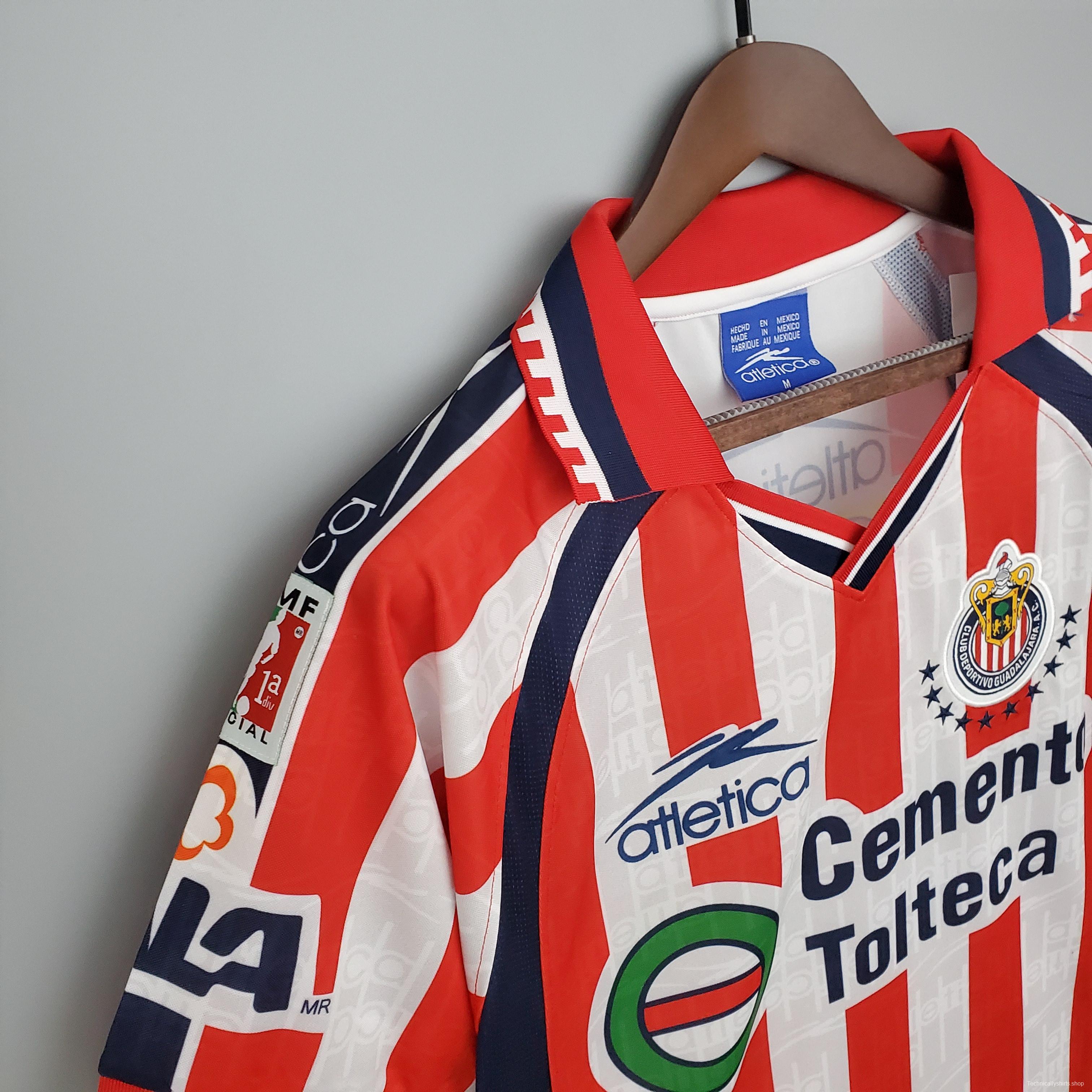 Retro 99/00 Chivas Guadalajara Home Soccer Jersey