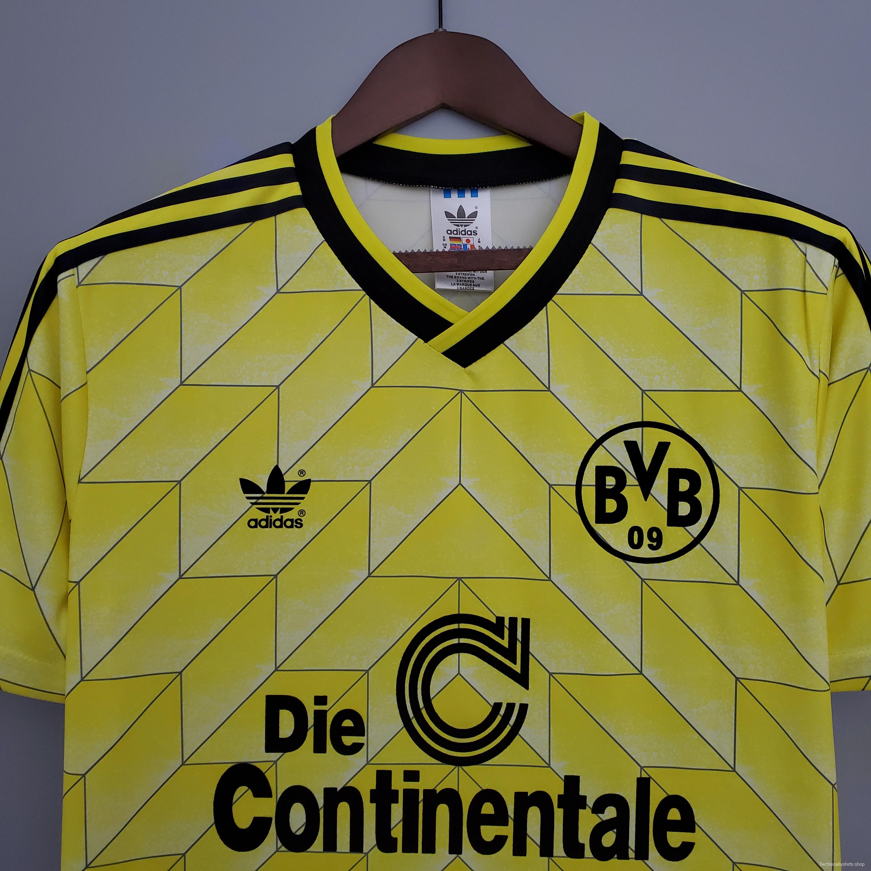 Retro Borussia Dortmund 1988 home Soccer Jersey