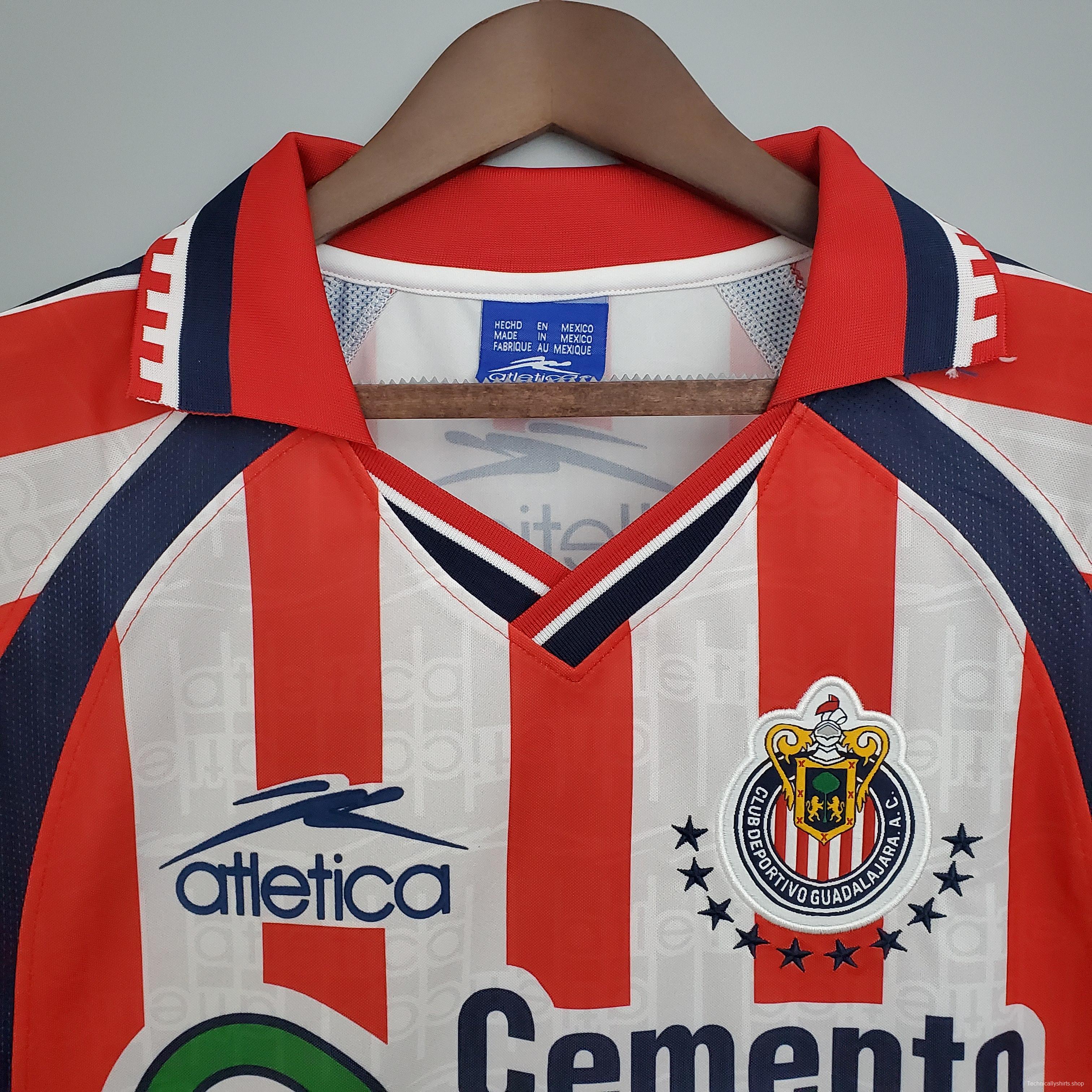 Retro 99/00 Chivas Guadalajara Home Soccer Jersey