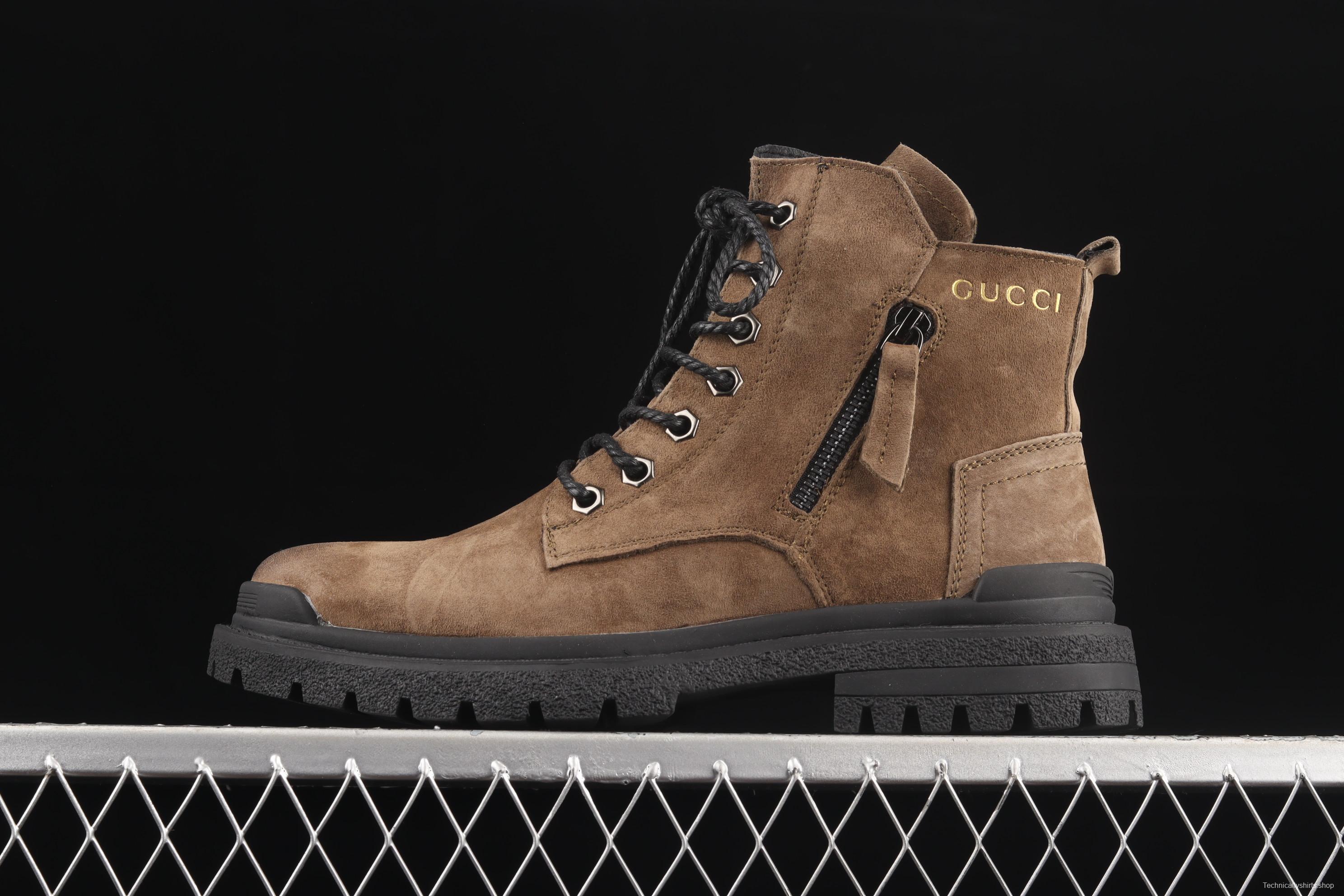 Gucci Screener GG High-Top Sneaker 21ss Winter Classic retro High Band Leisure Martin Boots O2JPO88318