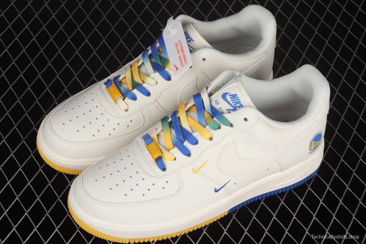 NIKE Air Force 11607 Low Milan Yellow Golden State Warriors City limits Air Force low-top casual board shoes GS6638-150