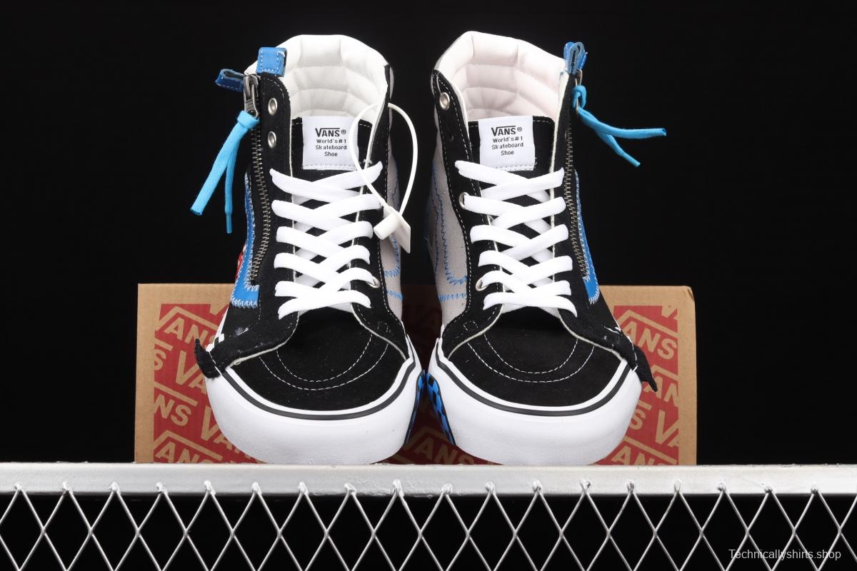 Vans SK8-Hi Reissue Ca Vance deconstructs and splices VN0A3WM15FC of high-top vulcanized shoes