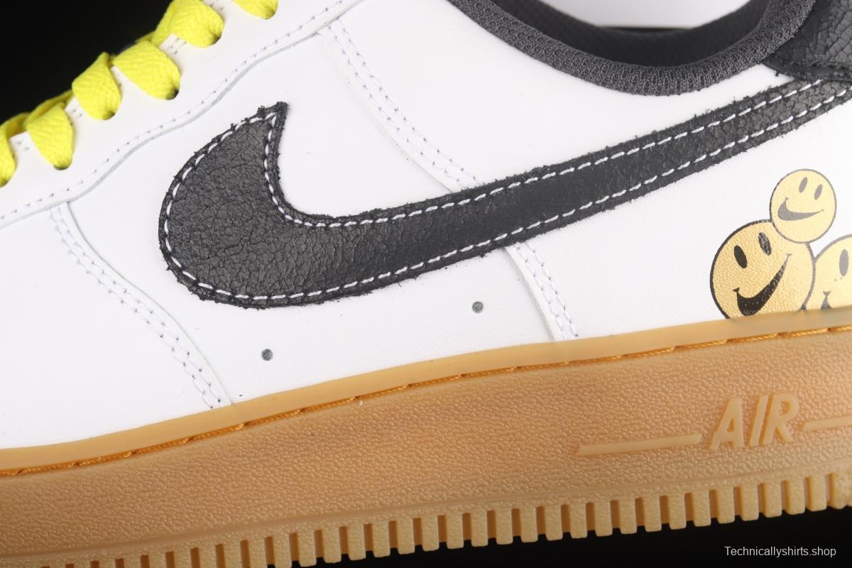 NIKE Air Force 1 Have A Nike Day smiley face low-top casual board shoes DO5854-100