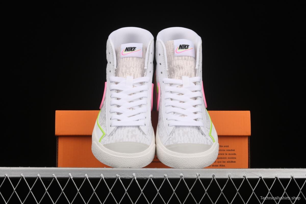 NIKE Blazer Mid'77 Vintage Have A Good Game video game pixel League of Legends Trail Blazers high-top casual board shoes DC1746-102,