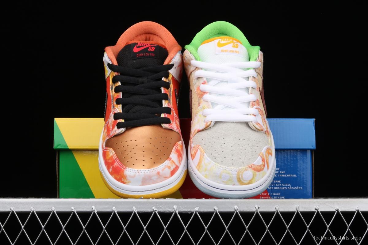 NIKE SB DUNK Low CNY joint style Chinese mandarin duck tie-dyed low-top skateboard shoes CV1628-800