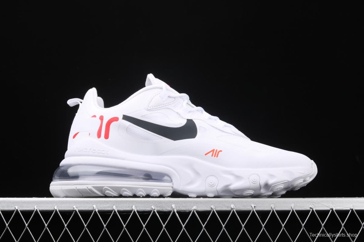 NIKE Max 270,100 React Just Do It mixed technology half palm air cushion running shoes CT2203-100