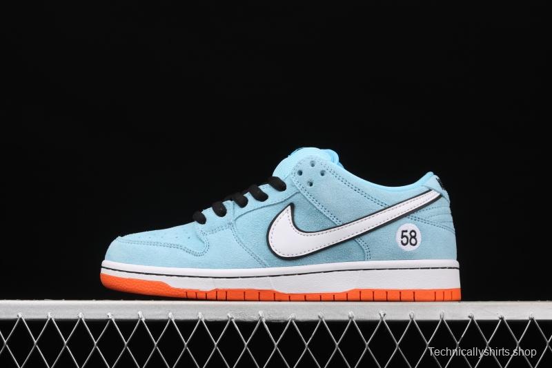 WE CLUB 58 x NIKE SB DUNK Low Pro Club 58 Gulf Slam Dunk Series low side leisure sports skateboard shoes BQ6817-401