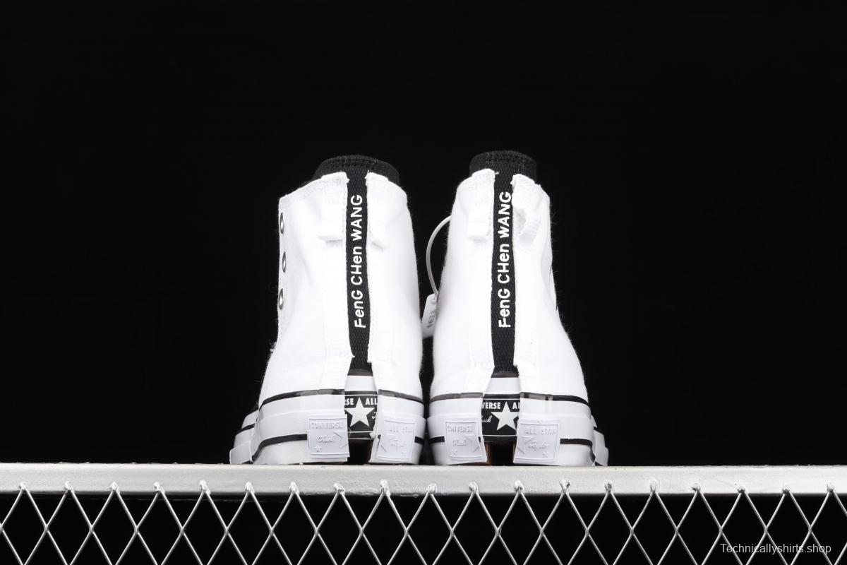 Converse x Feng Chen Wang 2in1 Chuck 70 deconstruct and reshape the joint style high top casual board shoes 169839C