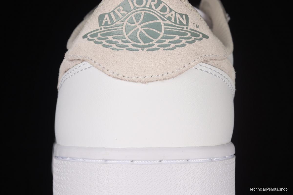 Air Jordan 1 Low low-top rice white ash culture leisure sports board shoes CZ0775-100