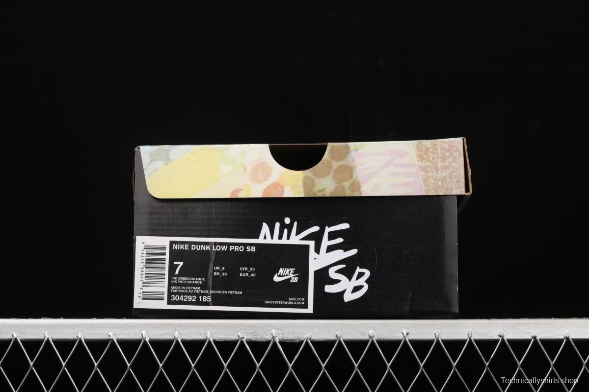 NIKE SB DUNK Low deconstruction series of low-side leisure sports skateboard shoes 304292-185