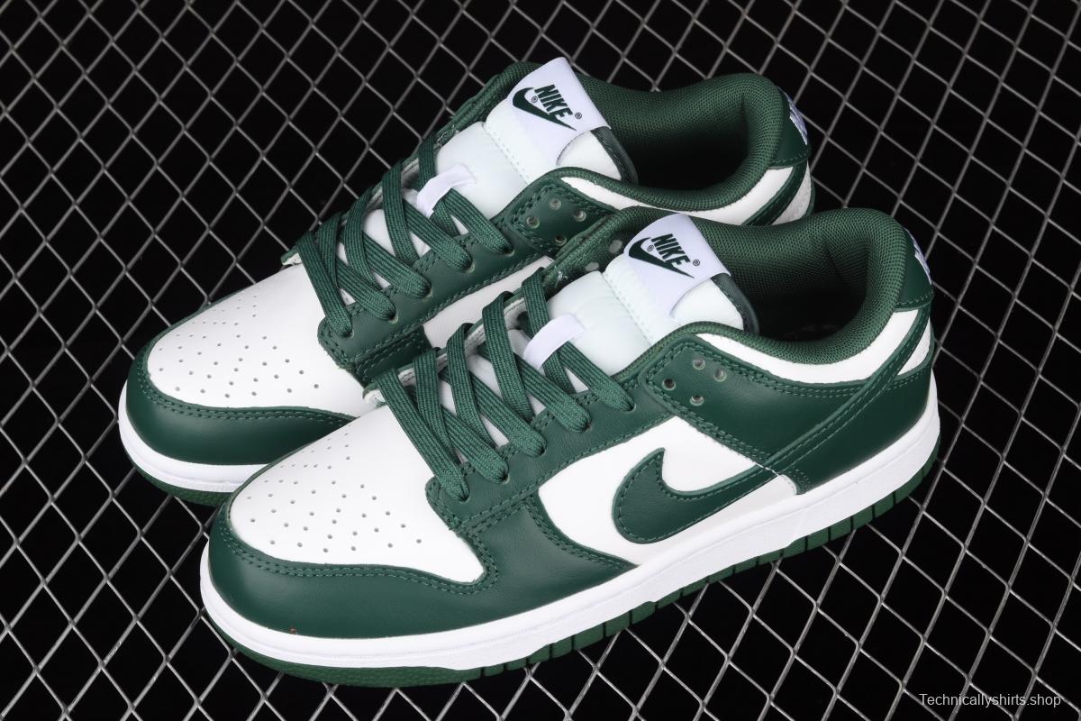 NIKE SB DUNK Low Team Green Michigan White and Green Slam Dunk Series low side Leisure Sports Skateboard shoes DD1391-101