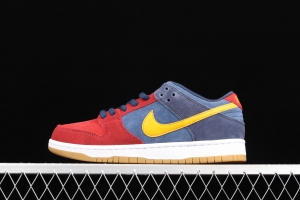 NIKE SB DUNK Low Barcelona Barcelona dress up color dunk series retro low-top skateboard shoes DJ0606-400