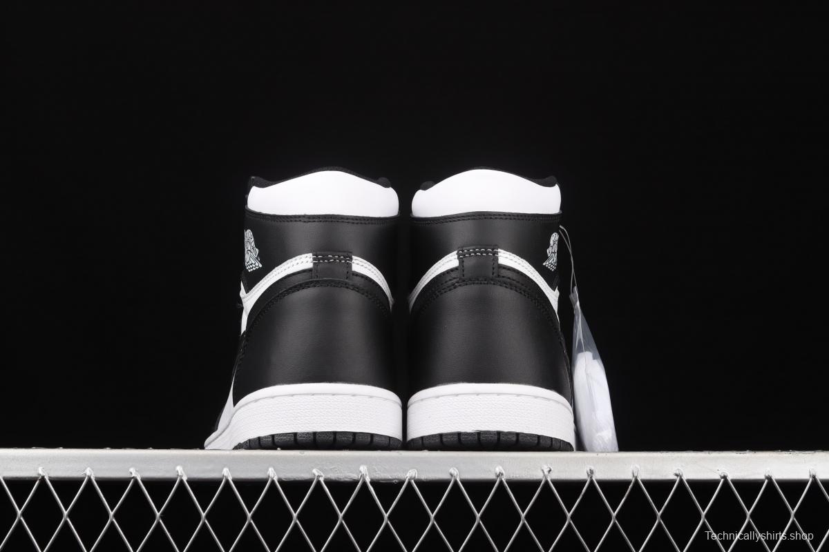 Air Jordan 1 High high band white and black 555088-010