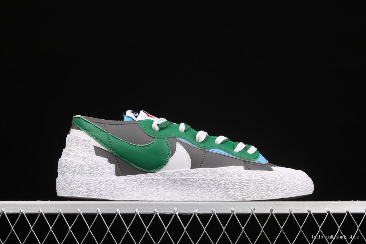 Sacai x NIKE Blazer Low co-signed Trail Blazers low-top casual board shoes DD1877-001