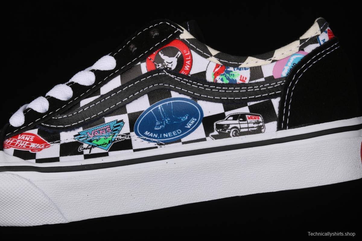 Vans Style 36 Cecon SF Vance color Logo printed low-top casual board shoes VN0A3MVL3P0