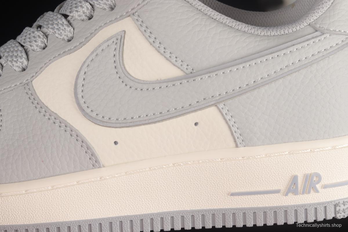 Stussy x NIKE Air Force 1 Low Stussy Co-branded White Gray White Reflective Starry Low Top Casual Sneakers ST2022-616