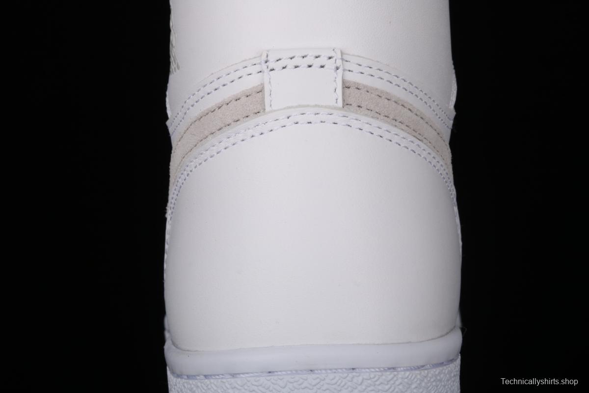 Air Jordan 1 Hi 85 repeated engraving of white gray BQ4422-100