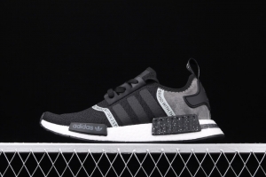 Adidas NMD_R1 Boost Originals Taping F36801 Black Samurai