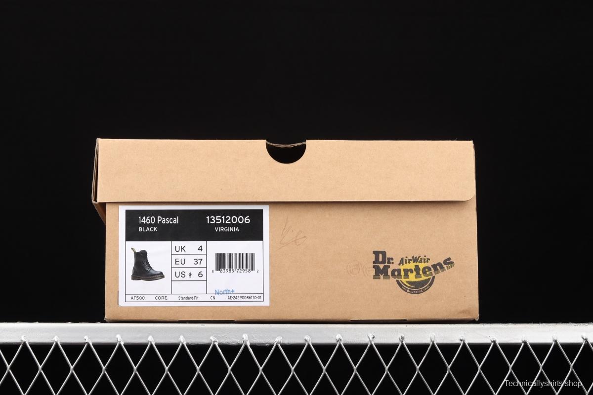 Dr.martens Martin boots 1460 series litchi soft leather eight holes Gaobang 13512006