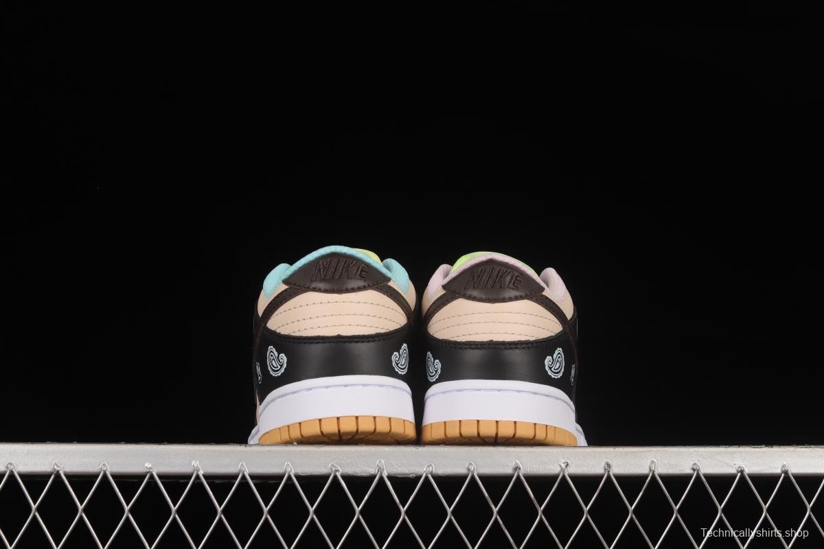 NIKE DUNK Low SE Free .99 Cashew Flower SB Buckle Shredded Backboard Fashion Casual Sneakers DH0952-001