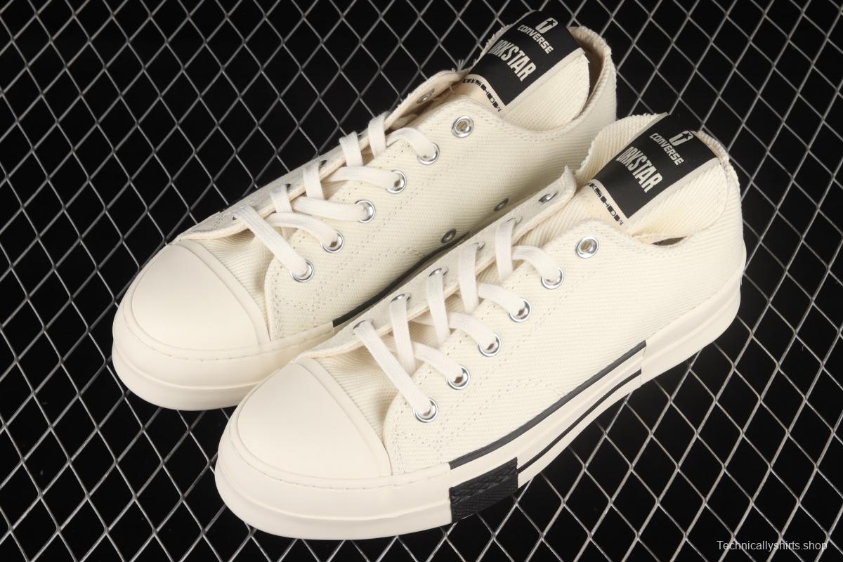 Converse x DRKSHDW international famous designer RickOwens launched a joint series of low-top casual board shoes A00134C