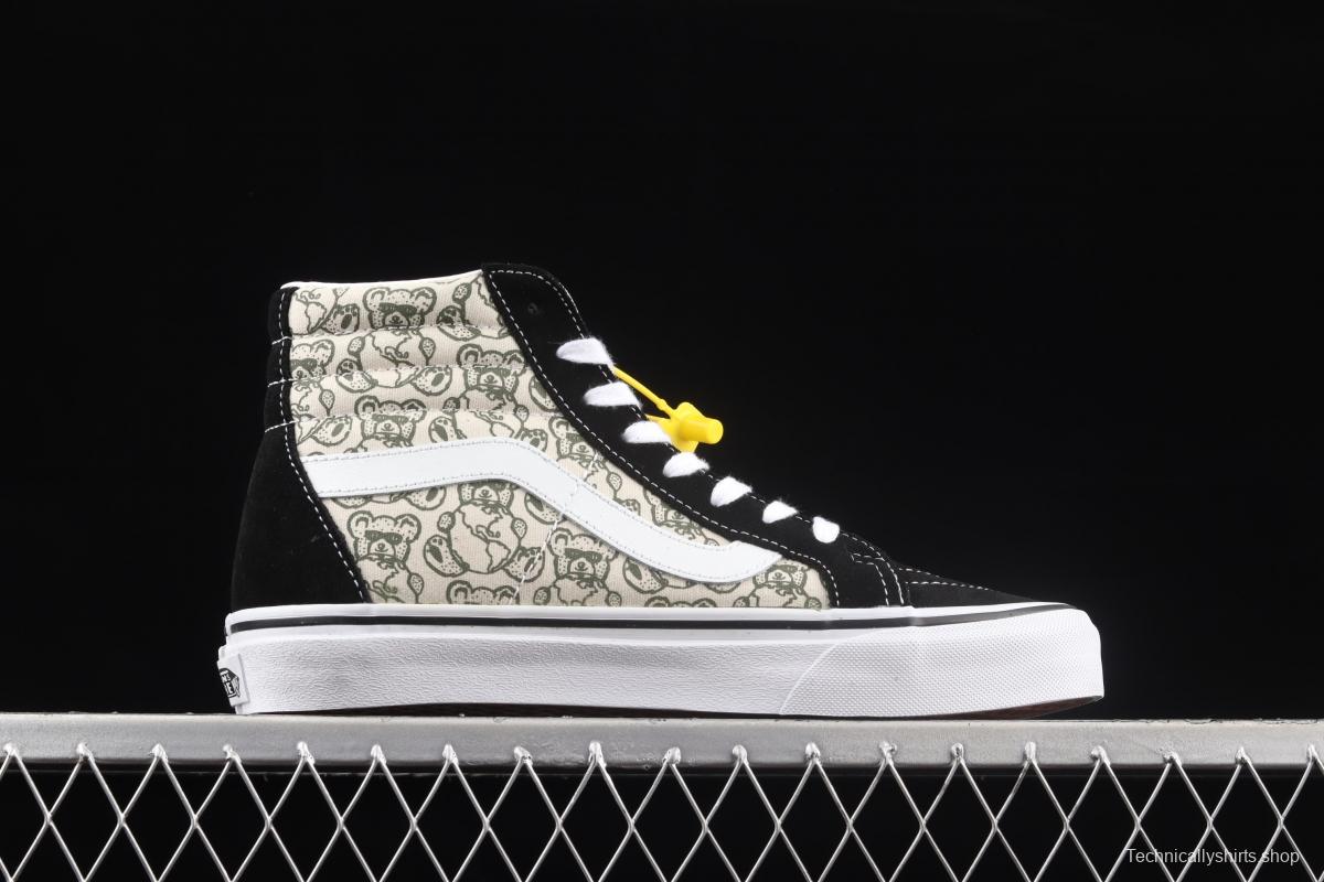 Vans Sk8-Hi Vance Bear Biscuit High Top Leisure Board shoes VN0A4BV8BCM