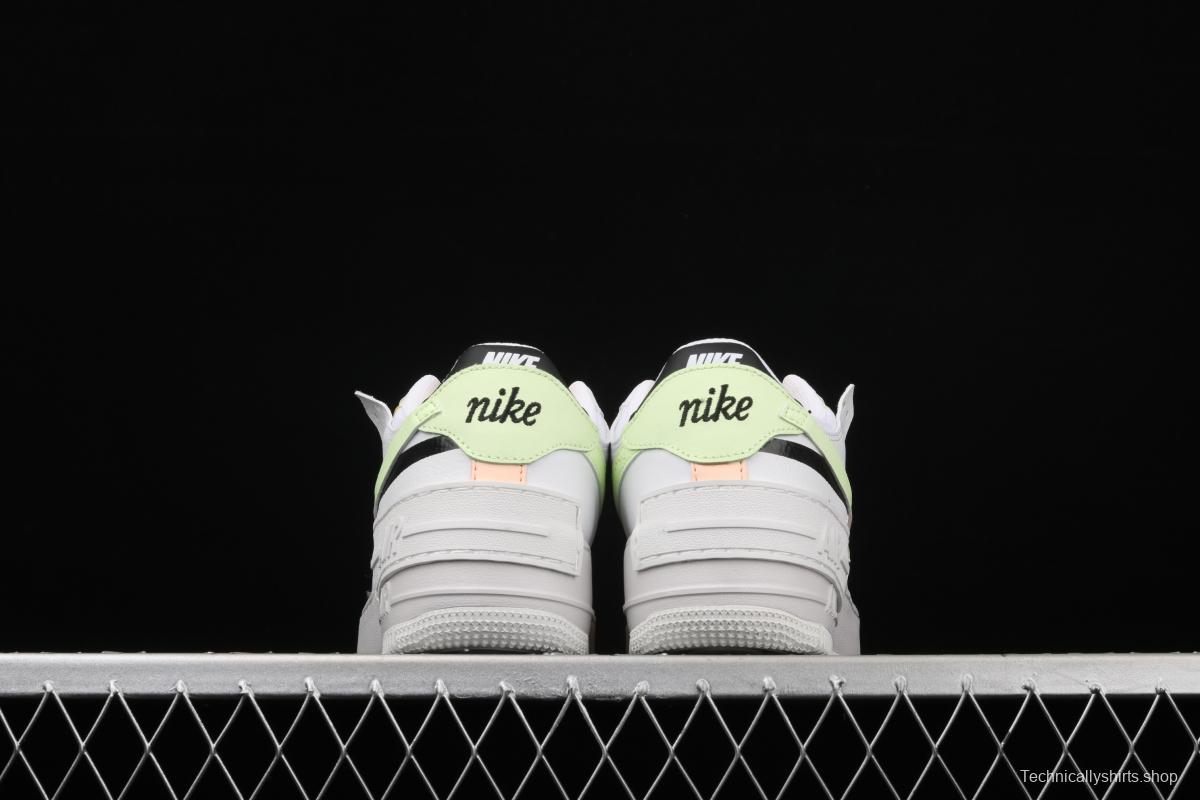 NIKE Air Force 1 ShAdidasow light weight heightened low-top 100-board shoes CW6030-107,