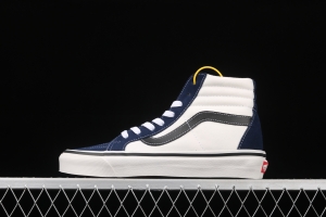 Vans Sk8-Hi Dx blue and white color high-top casual board shoes VN0A38GF4UJ