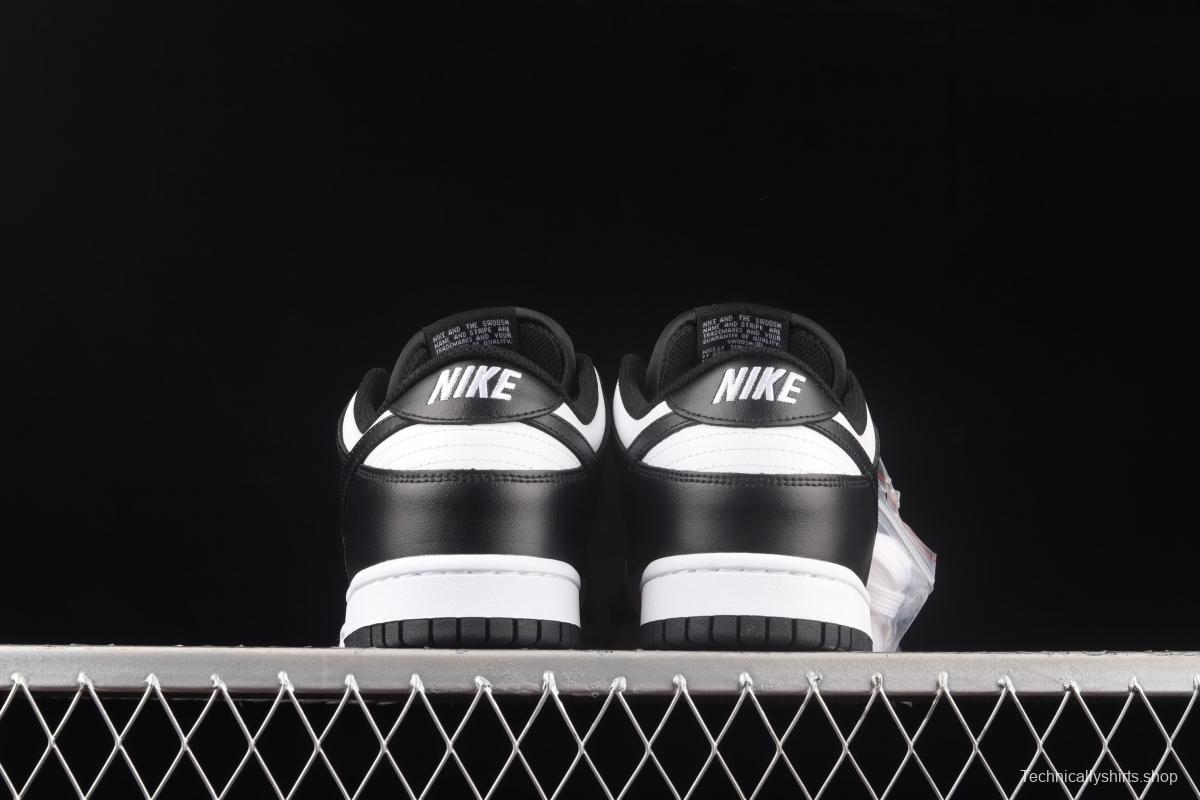 NIKE SB DUNK Low prm black and white panda SB buckle rebound fashion casual board shoes DD1391-100