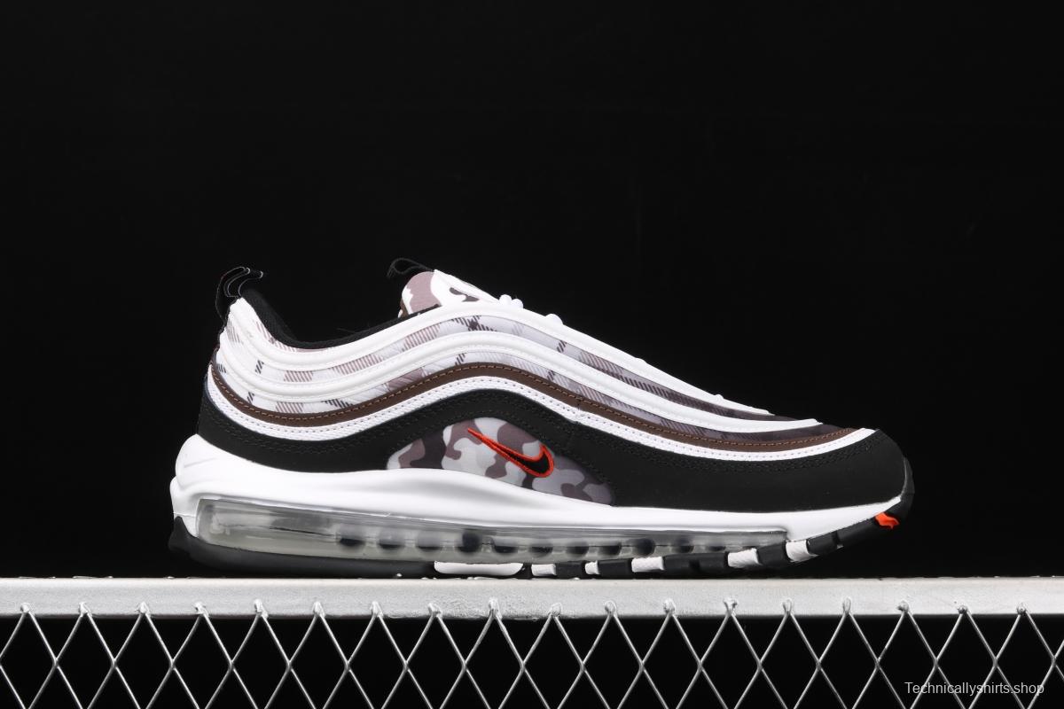 NIKE Air Max 97 Shadow Grey Color matching bullet Air cushion running shoes DB2017-100