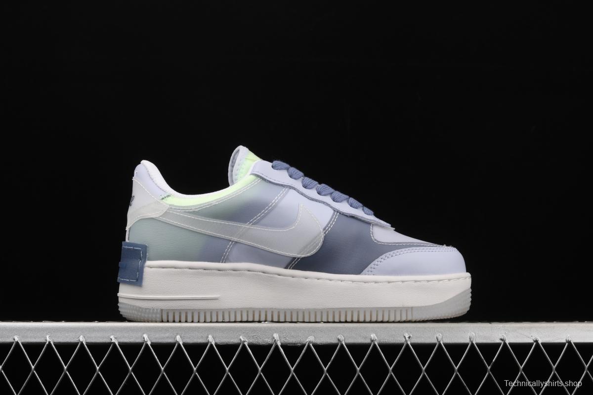 NIKE Air Force 1 ShAdidasow light weight heightened low-top 100-board shoes CK6561-001