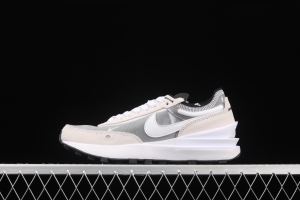 NIKE Waffle One Summit White net breathable casual running shoes DA7995-100