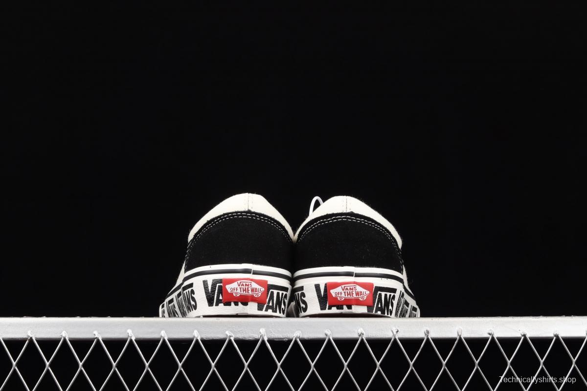 Vans Style 36 new half-crescent black and white side LOGO printed low-top casual board shoes VN0A3ZCJ9IG