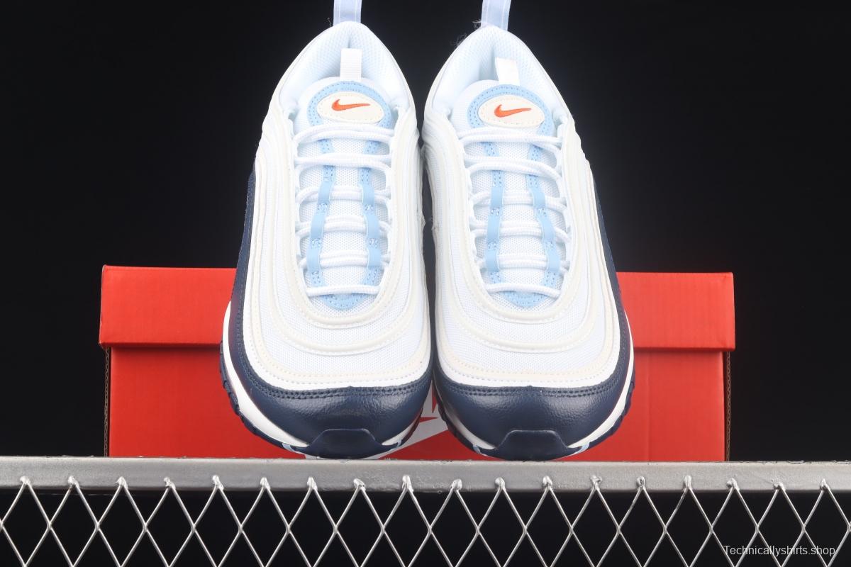 NIKE Air Max 97 navy blue color bullet air cushion running shoes DM2824-100