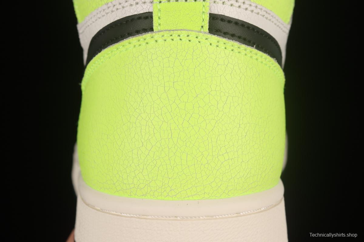 Air Jordan 1 High OG Volt Fluorescent Green 555088-702