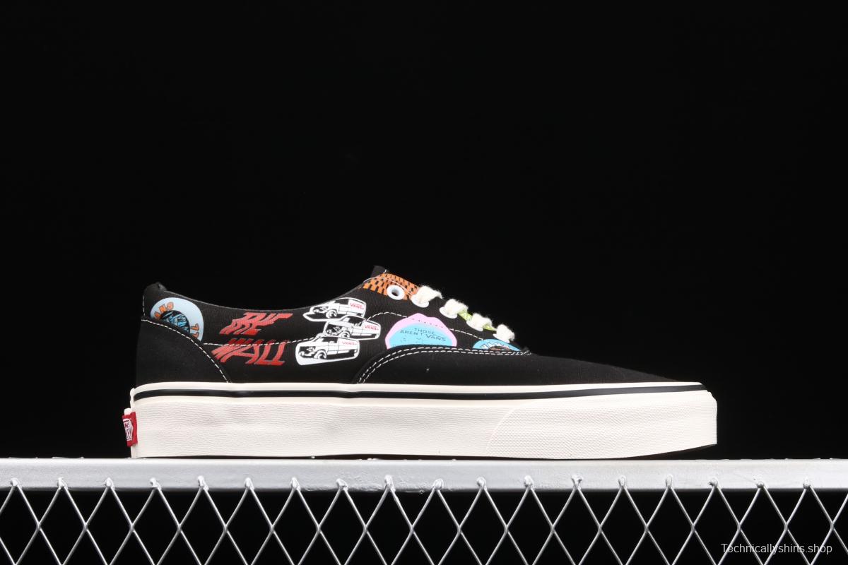 Vans Era Handcrafted Shoes For Cool Feet Anaheim handmade graffiti pictorial VN-0OZDGEX