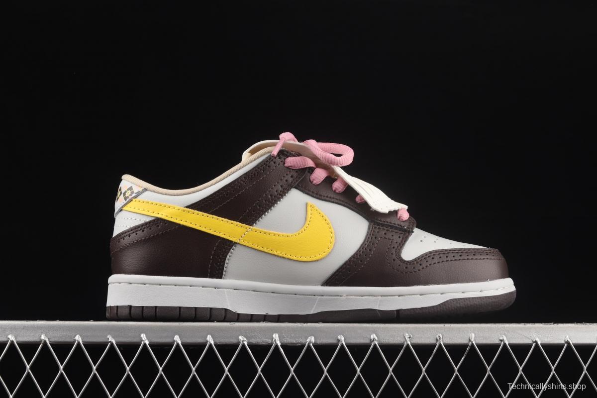 NIKE SB DUNK Low Premium Golf Golf Brown SB rebound Fashion Leisure Board shoes 313170-171