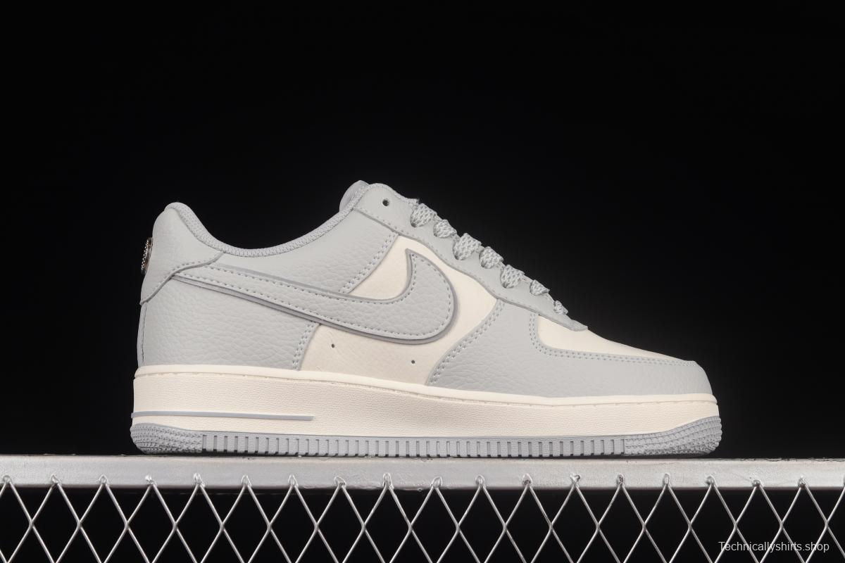 Stussy x NIKE Air Force 1 Low Stussy Co-branded White Gray White Reflective Starry Low Top Casual Sneakers ST2022-616