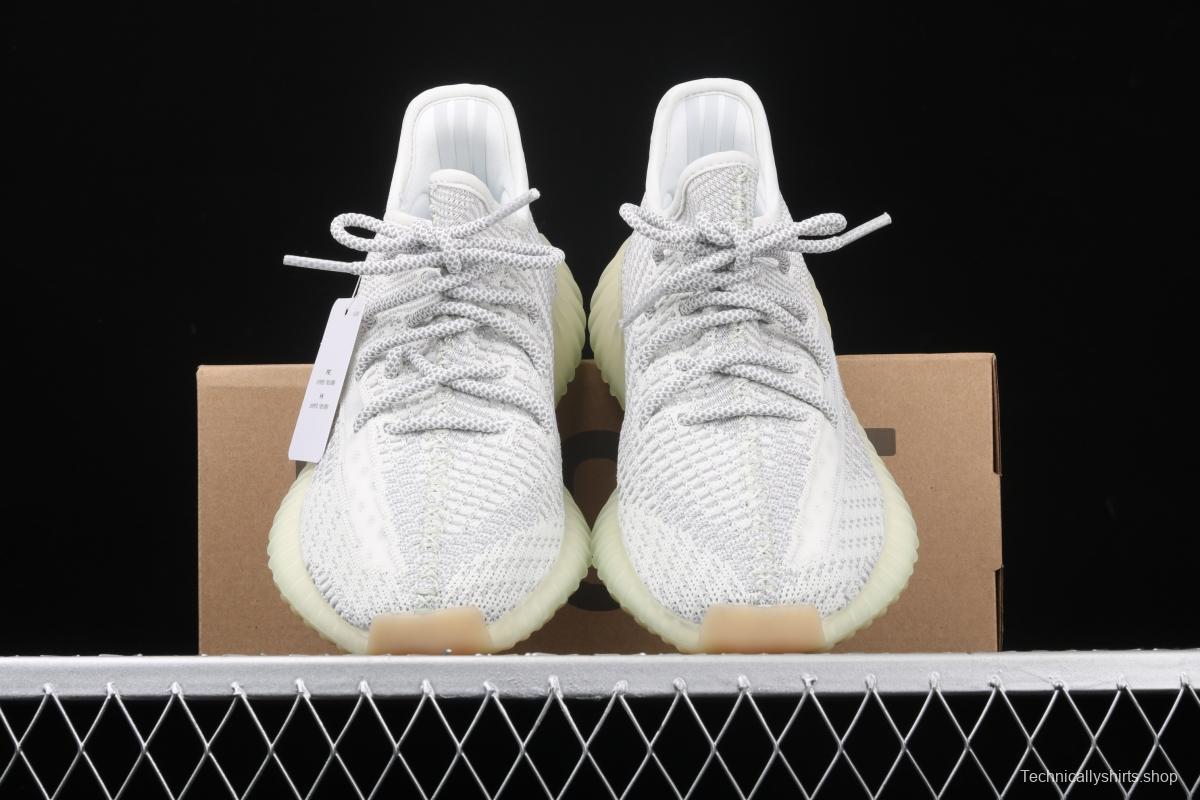 Adidas Yeezy Boost 350V2 Tailgate FX4348 Darth Coconut 350 second generation hollowed-out Asian gray angel color