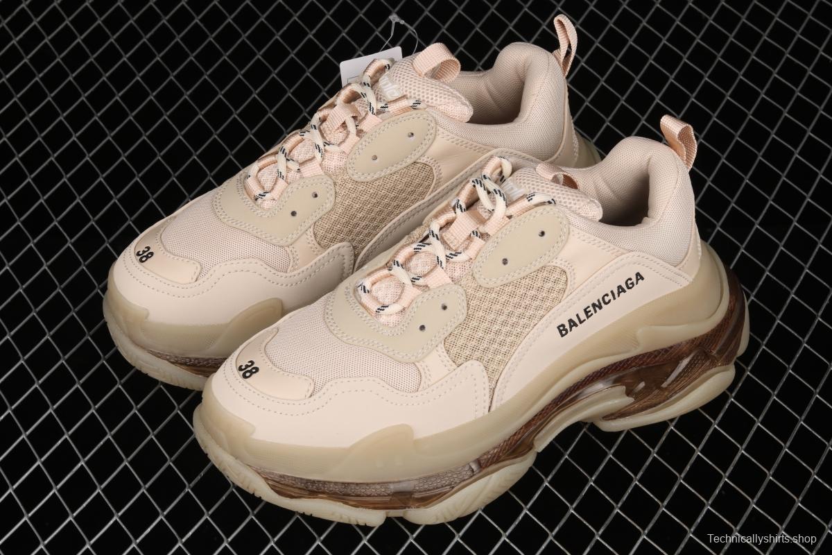 Balenciaga Triple S 3.0 full-combination nitrogen crystal outsole GA19710 for retro casual running shoes